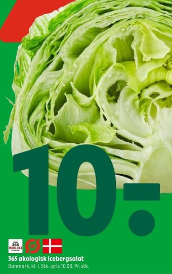 Coop 365 365 økologisk icebergsalat tilbud