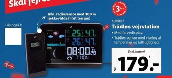 Lidl AURIOL® Trådløs vejrstation tilbud