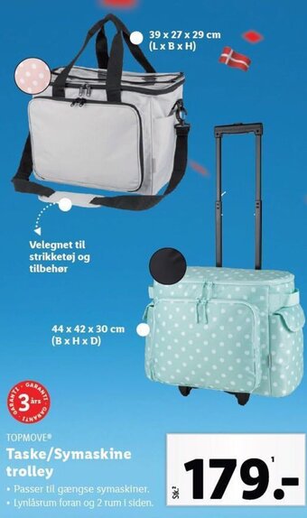 Lidl TOPMOVEⓇ Taske/Symaskine trolley tilbud