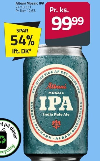 Fleggaard Albani Mosaic IPA tilbud