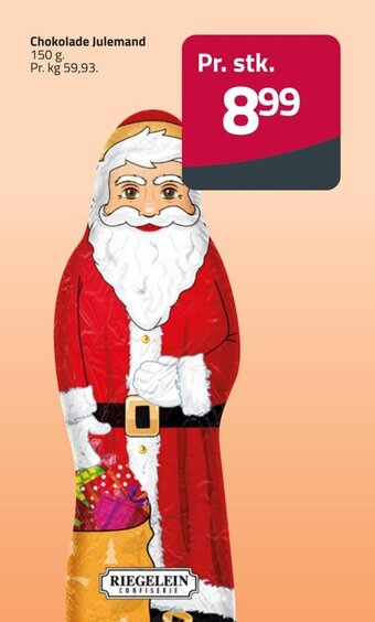Fleggaard Chokolade Julemand tilbud