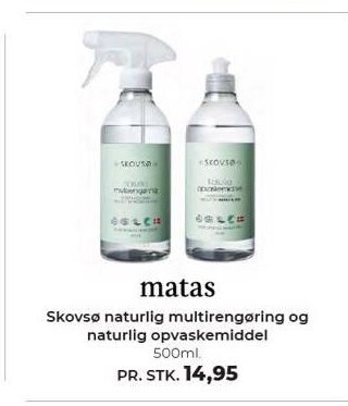 Tarup Center Matas skovsø naturlig multirengøring og naturlig opvaskemiddel tilbud