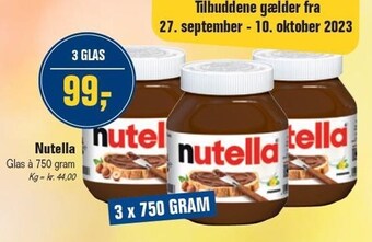 Otto Duborg Nutella tilbud