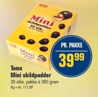 Otto Duborg Toms mini skildpadder tilbud