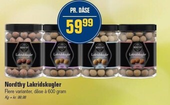 Otto Duborg Nordthy lakridskugler tilbud