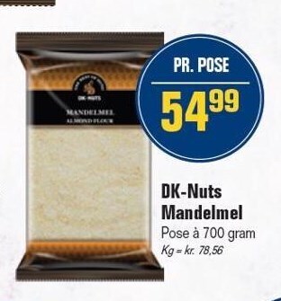 Otto Duborg Dk-nuts mandelmel tilbud