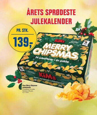 Otto Duborg Kims merry chipsmas julekalender tilbud