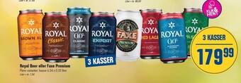 Otto Duborg Royal beer eller faxe premium tilbud