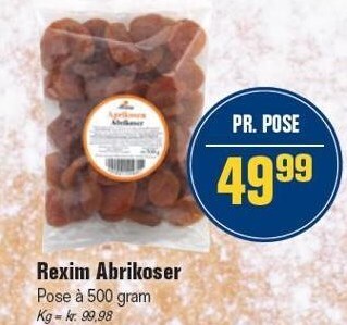 Otto Duborg Rexim abrikoser tilbud