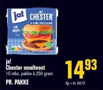 Ja! chester smelteost
