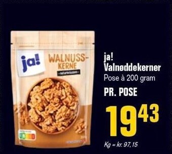 Otto Duborg Ja! valnøddekerner tilbud