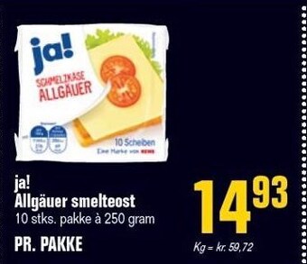 Ja! allgäuer smelteost