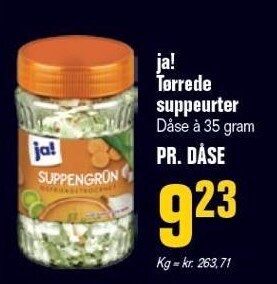 Otto Duborg Ja! tørrede suppeurter tilbud
