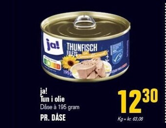 Otto Duborg Ja! tun i olie tilbud