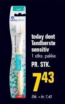 Otto Duborg Today dent tandbørste sensitiv tilbud