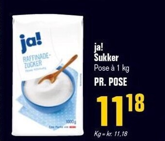 Otto Duborg Ja! sukker tilbud