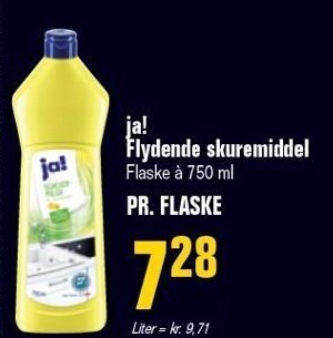 Otto Duborg Ja! flydende skuremiddel 750 ml tilbud