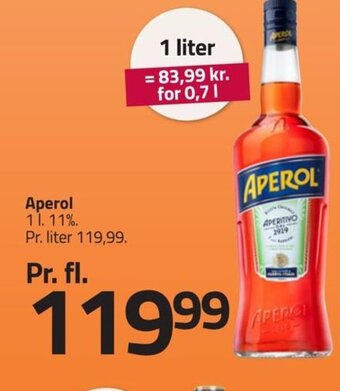 Fleggaard Aperol 1L tilbud