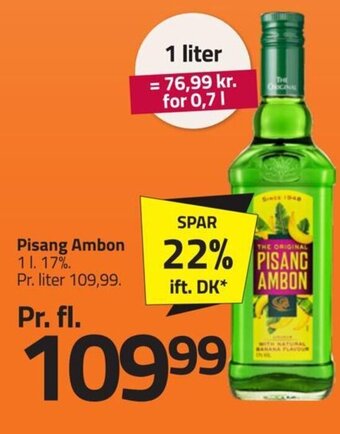 Fleggaard Pisang Ambon 1L tilbud