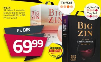 Fleggaard Big Zin 3L tilbud