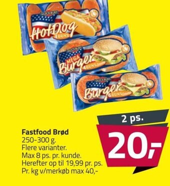 Fleggaard Fastfood Brød tilbud