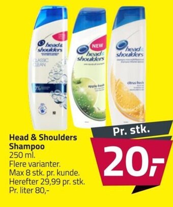 Fleggaard Head & Shoulders Shampoo tilbud