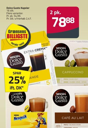 Dolce Gusto Kapsler