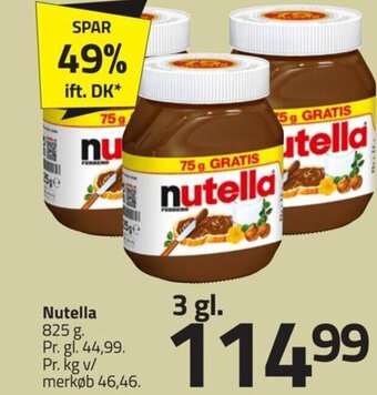 Fleggaard Nutella tilbud
