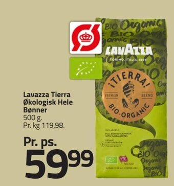 Fleggaard Lavazza Tierra Økologisk Hele Bønner tilbud
