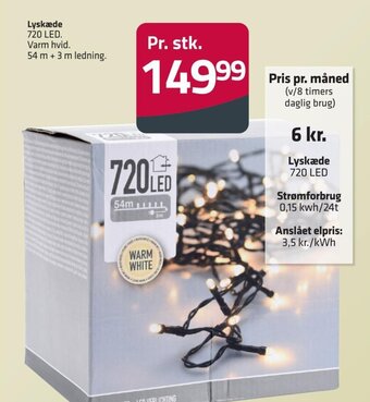 Lyskæde 720 LED