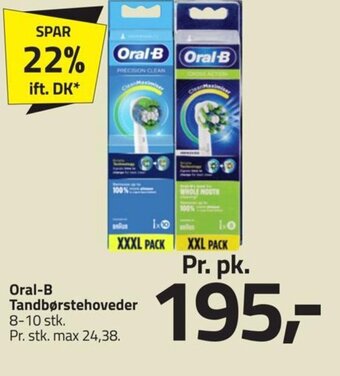 Fleggaard Oral-B Tandbørstehoveder tilbud