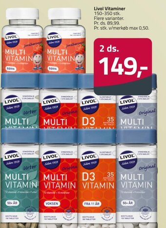 Fleggaard Livol Vitaminer tilbud