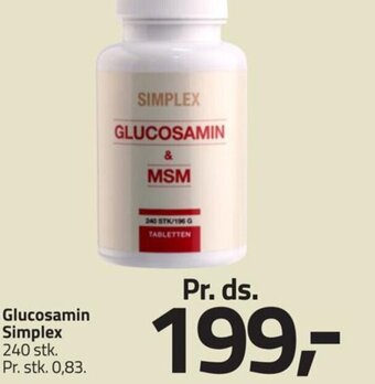 Fleggaard Glucosamin Simplex tilbud