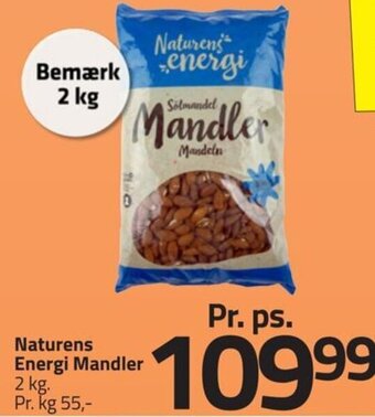 Fleggaard Naturens Energi Mandler tilbud