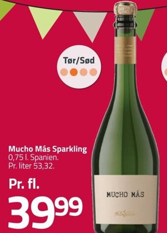 Fleggaard Mucho Más Sparkling 0,75 L tilbud