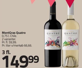 MontGras Quatro 0,75 l. Chile.