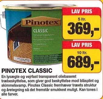 Farveland PINOTEX CLASSIC tilbud