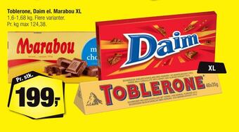 Calle Toblerone, daim el. marabou xl tilbud