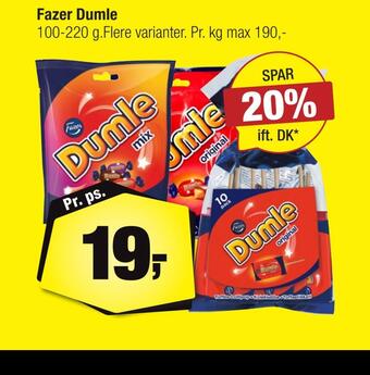 Calle Fazer dumle tilbud