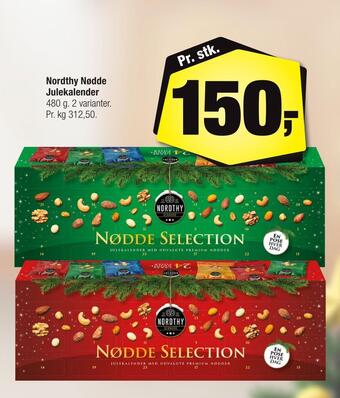 Calle Nordthy nødde julekalender tilbud