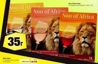 Calle Sun of africa cape tilbud