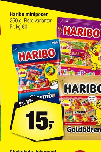 Calle Haribo miniposer tilbud