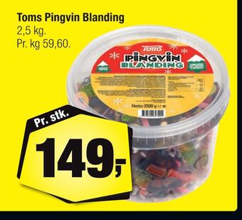 Calle Toms pingvin blanding tilbud