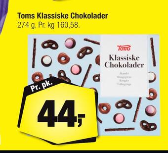 Calle Toms klassiske chokolader tilbud