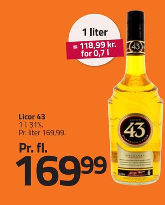 Fleggaard Licor 43 tilbud