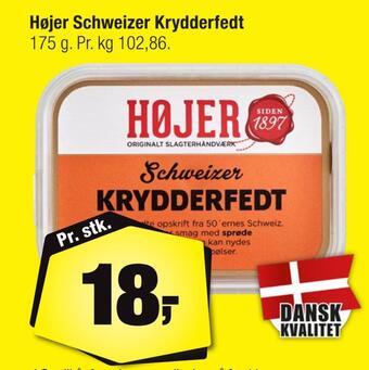 Calle Højer schweizer krydderfedt tilbud