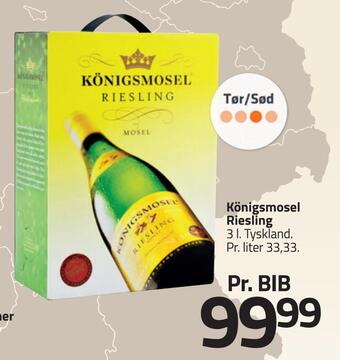 Fleggaard Königsmosel riesling tilbud