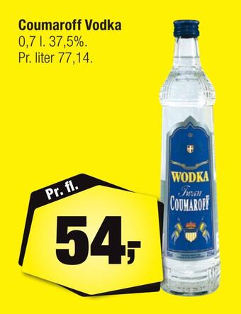 Calle Coumaroff vodka tilbud