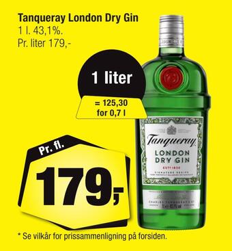 Calle Tanqueray london dry gin tilbud