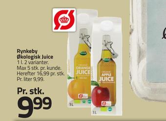 Fleggaard Rynkeby økologisk juice tilbud